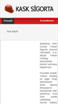 Mobile Screenshot of kasksigorta.com